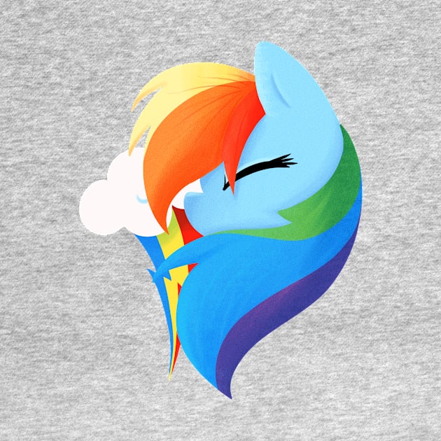 Pony Portrait - Rainbowdash by SmidgeFidge